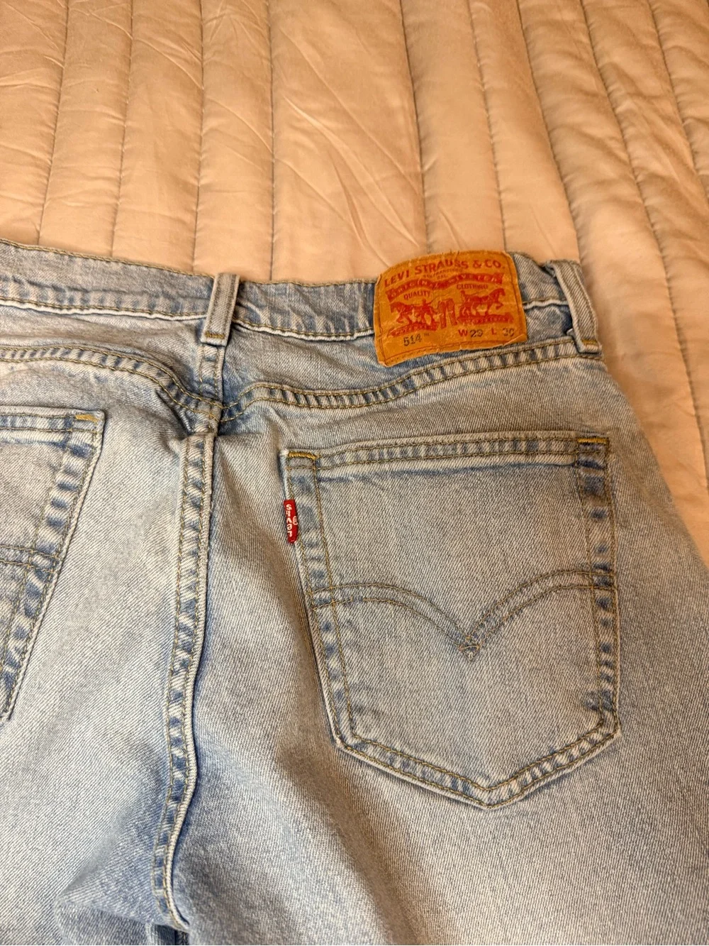 Levi’s 514 Straight Leg Jeans Light Wash Men’s 29x30
